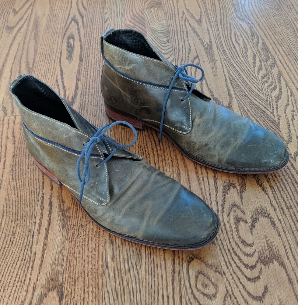 Cole Haan Men's Cukka Boots in light green - 13